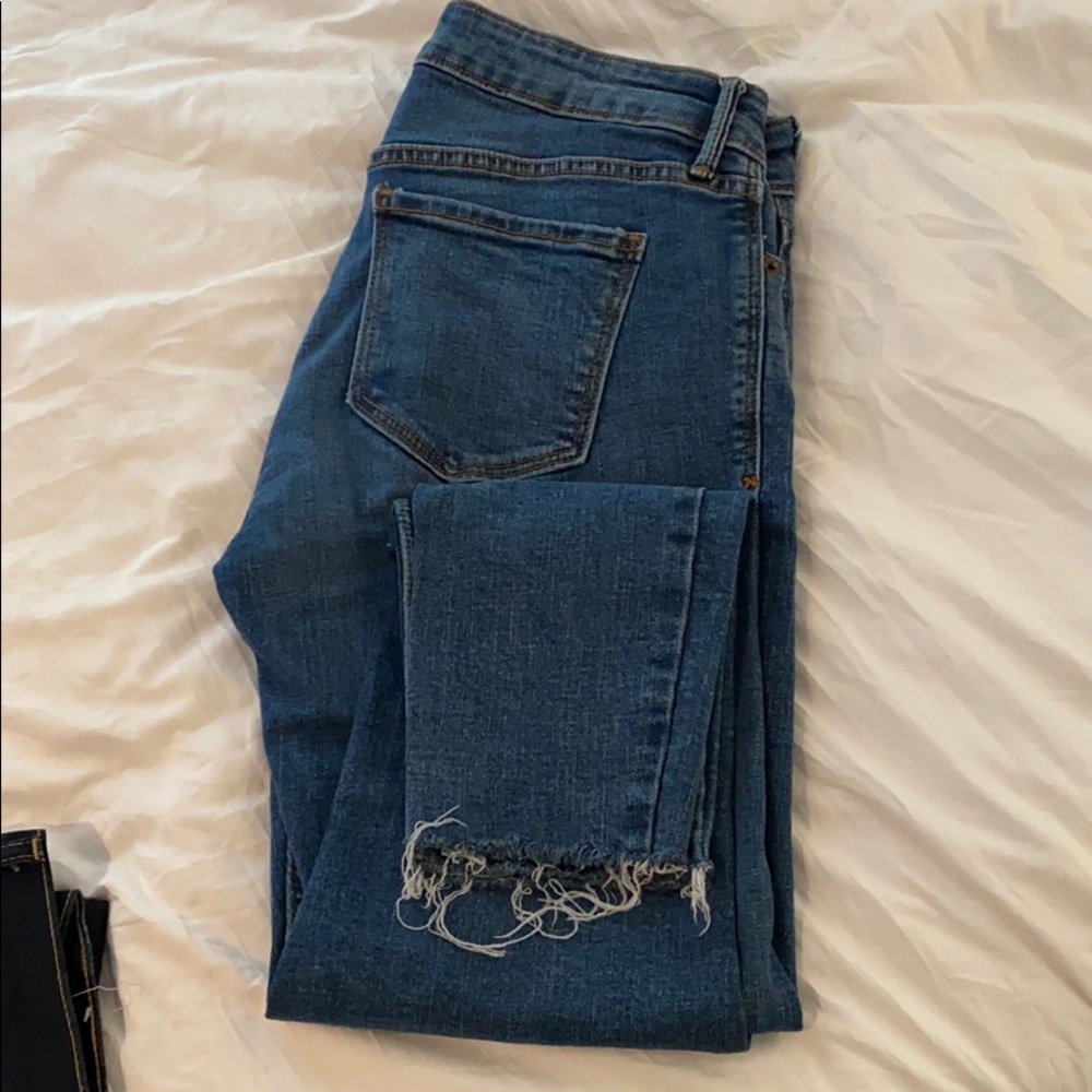 Old Navy rockstar high rise skinny jeans